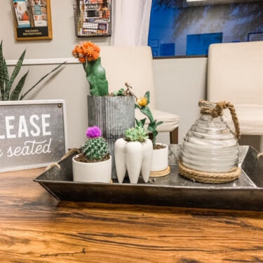 Tray on Table at Dental Office